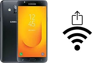 Générer un QR code avec la clé Wifi sur un Samsung Galaxy J7 Duo