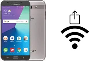 Générer un QR code avec la clé Wifi sur un Samsung Galaxy J7 V