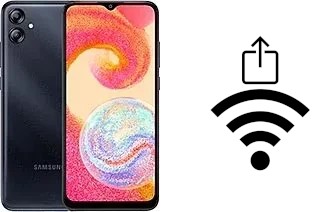 Générer un QR code avec la clé Wifi sur un Samsung Galaxy M04