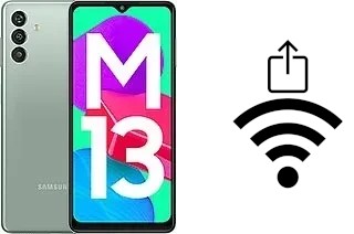 Générer un QR code avec la clé Wifi sur un Samsung Galaxy M13 (India)