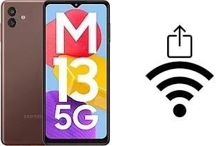 Générer un QR code avec la clé Wifi sur un Samsung Galaxy M13 5G