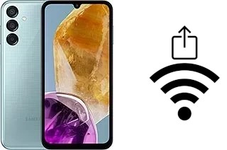 Comment générer un QR code avec le clé de sécurité réseau Wifi sur un Samsung Galaxy M15