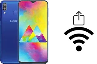 Générer un QR code avec la clé Wifi sur un Samsung Galaxy M20