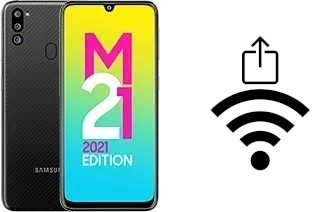 Générer un QR code avec la clé Wifi sur un Samsung Galaxy M21 2021