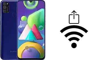 Générer un QR code avec la clé Wifi sur un Samsung Galaxy M21