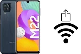 Générer un QR code avec la clé Wifi sur un Samsung Galaxy M22