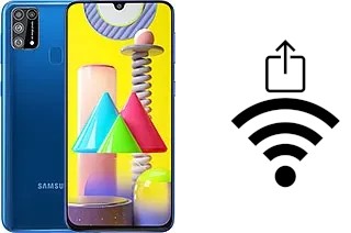 Générer un QR code avec la clé Wifi sur un Samsung Galaxy M31