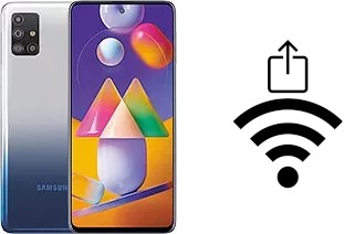 Générer un QR code avec la clé Wifi sur un Samsung Galaxy M31s