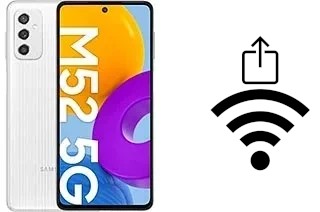 Générer un QR code avec la clé Wifi sur un Samsung Galaxy M52 5G