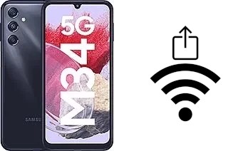 Générer un QR code avec la clé Wifi sur un Samsung Galaxy M34 5G