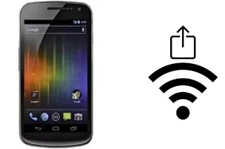 Générer un QR code avec la clé Wifi sur un Samsung Galaxy Nexus I9250