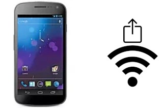 Générer un QR code avec la clé Wifi sur un Samsung Galaxy Nexus LTE L700