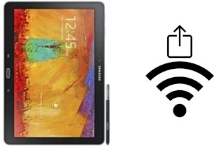 Générer un QR code avec la clé Wifi sur un Samsung Galaxy Note 10.1 (2014)