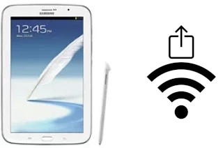 Générer un QR code avec la clé Wifi sur un Samsung Galaxy Note 8.0