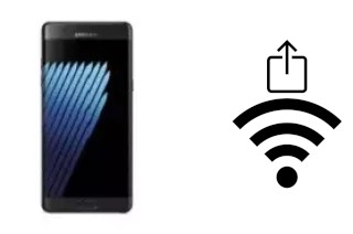 Générer un QR code avec la clé Wifi sur un Samsung Galaxy Note FE Exynos