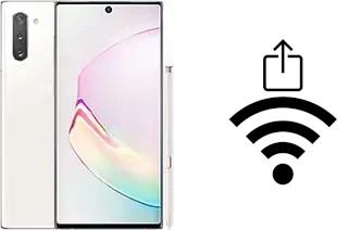 Générer un QR code avec la clé Wifi sur un Samsung Galaxy Note10 5G