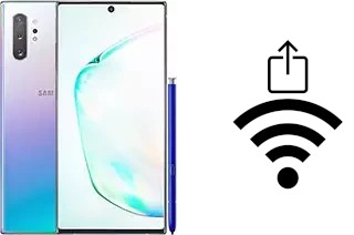 Générer un QR code avec la clé Wifi sur un Samsung Galaxy Note10+