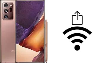 Générer un QR code avec la clé Wifi sur un Samsung Galaxy Note20 Ultra 5G