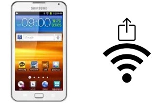 Générer un QR code avec la clé Wifi sur un Samsung Galaxy Player 70 Plus