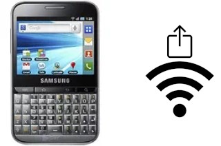 Générer un QR code avec la clé Wifi sur un Samsung Galaxy Pro B7510