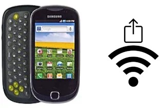 Générer un QR code avec la clé Wifi sur un Samsung Galaxy Q T589R