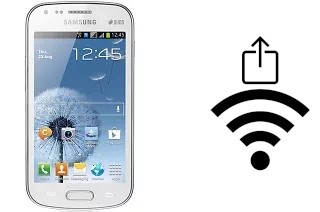 Générer un QR code avec la clé Wifi sur un Samsung Galaxy S Duos S7562