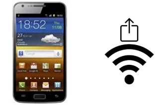 Générer un QR code avec la clé Wifi sur un Samsung Galaxy S II LTE I9210