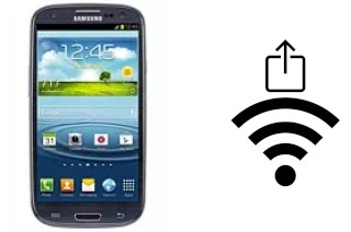 Générer un QR code avec la clé Wifi sur un Samsung Galaxy S III I747