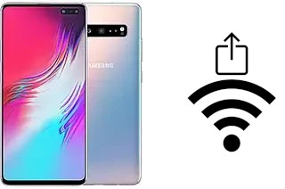 Générer un QR code avec la clé Wifi sur un Samsung Galaxy S10 5G