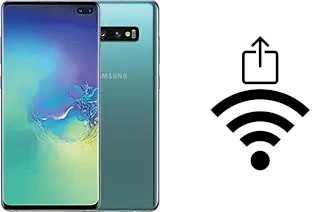 Générer un QR code avec la clé Wifi sur un Samsung Galaxy S10+