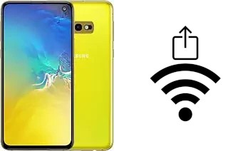 Générer un QR code avec la clé Wifi sur un Samsung Galaxy S10e