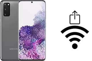 Générer un QR code avec la clé Wifi sur un Samsung Galaxy S20 5G