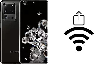 Générer un QR code avec la clé Wifi sur un Samsung Galaxy S20 Ultra