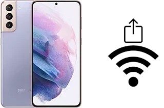 Générer un QR code avec la clé Wifi sur un Samsung Galaxy S21+ 5G