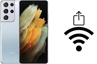 Générer un QR code avec la clé Wifi sur un Samsung Galaxy S21 Ultra 5G