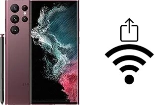 Générer un QR code avec la clé Wifi sur un Samsung Galaxy S22 Ultra 5G