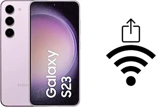 Générer un QR code avec la clé Wifi sur un Samsung Galaxy S23