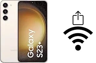 Générer un QR code avec la clé Wifi sur un Samsung Galaxy S23+