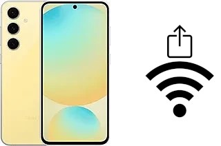 Comment générer un QR code avec le clé de sécurité réseau Wifi sur un Samsung Galaxy S24 FE