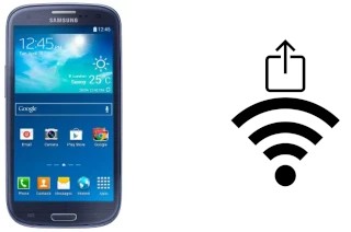 Générer un QR code avec la clé Wifi sur un Samsung Galaxy S3 Neo+