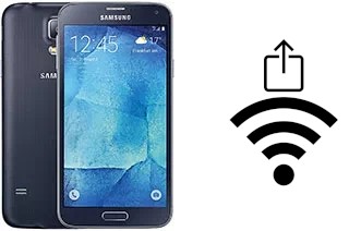 Générer un QR code avec la clé Wifi sur un Samsung Galaxy S5 Neo