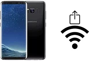 Générer un QR code avec la clé Wifi sur un Samsung Galaxy S8