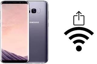 Générer un QR code avec la clé Wifi sur un Samsung Galaxy S8+