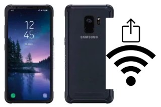 Générer un QR code avec la clé Wifi sur un Samsung Galaxy S9 Active