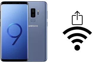 Générer un QR code avec la clé Wifi sur un Samsung Galaxy S9+