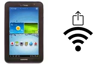 Générer un QR code avec la clé Wifi sur un Samsung Galaxy Tab 2 7.0 I705