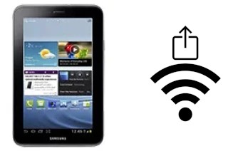 Générer un QR code avec la clé Wifi sur un Samsung Galaxy Tab 2 7.0 P3110