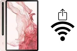 Générer un QR code avec la clé Wifi sur un Samsung Galaxy Tab S8+