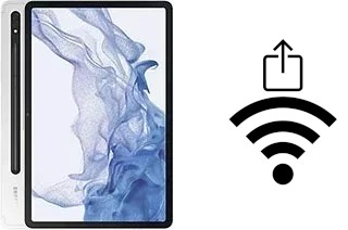 Générer un QR code avec la clé Wifi sur un Samsung Galaxy Tab S8