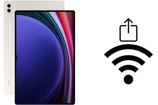 Générer un QR code avec la clé Wifi sur un Samsung Galaxy Tab S9 Ultra